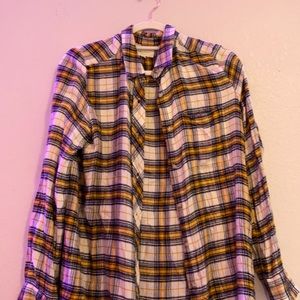 flannel button up